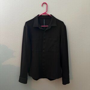 Lululemon Brown Long Sleeve Button Up Shirt